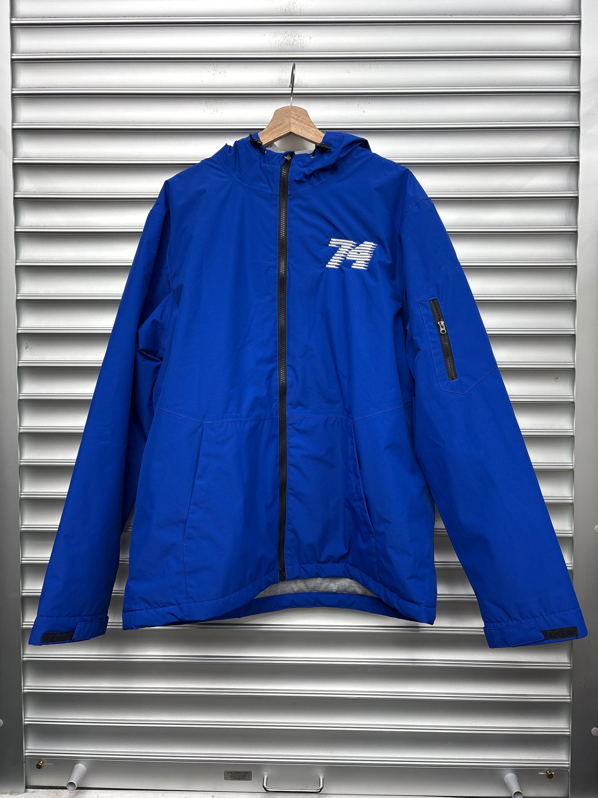 74 Blue Nylon Jacket - XL**