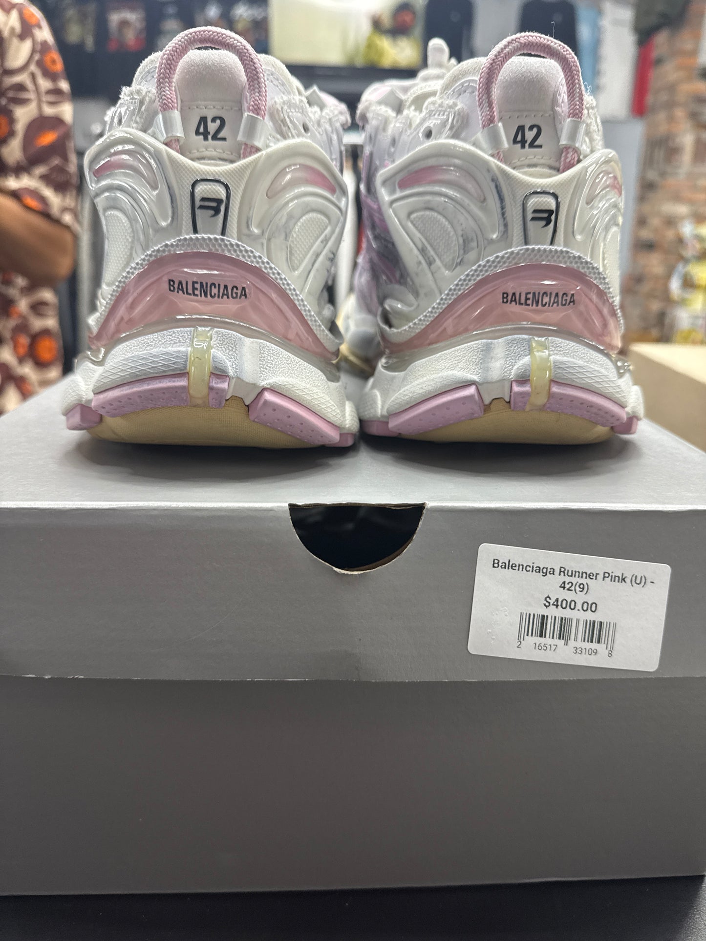 Balenciaga Runner Pink (U) - 42(9)