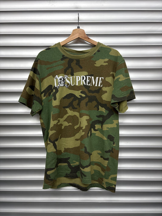 Supreme Skull Camo Tee - L**