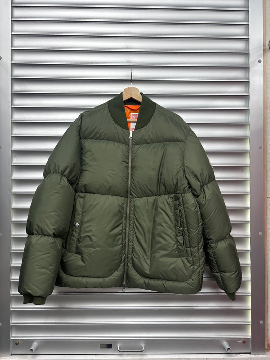Moncler Green Puffer Bomber Jacket - 3