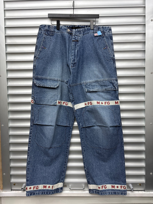 Vintage Girbaud Red Stripe Pants - 40**