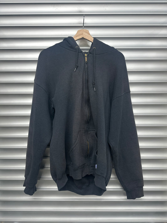 Vintage Black Zip Up - XL**