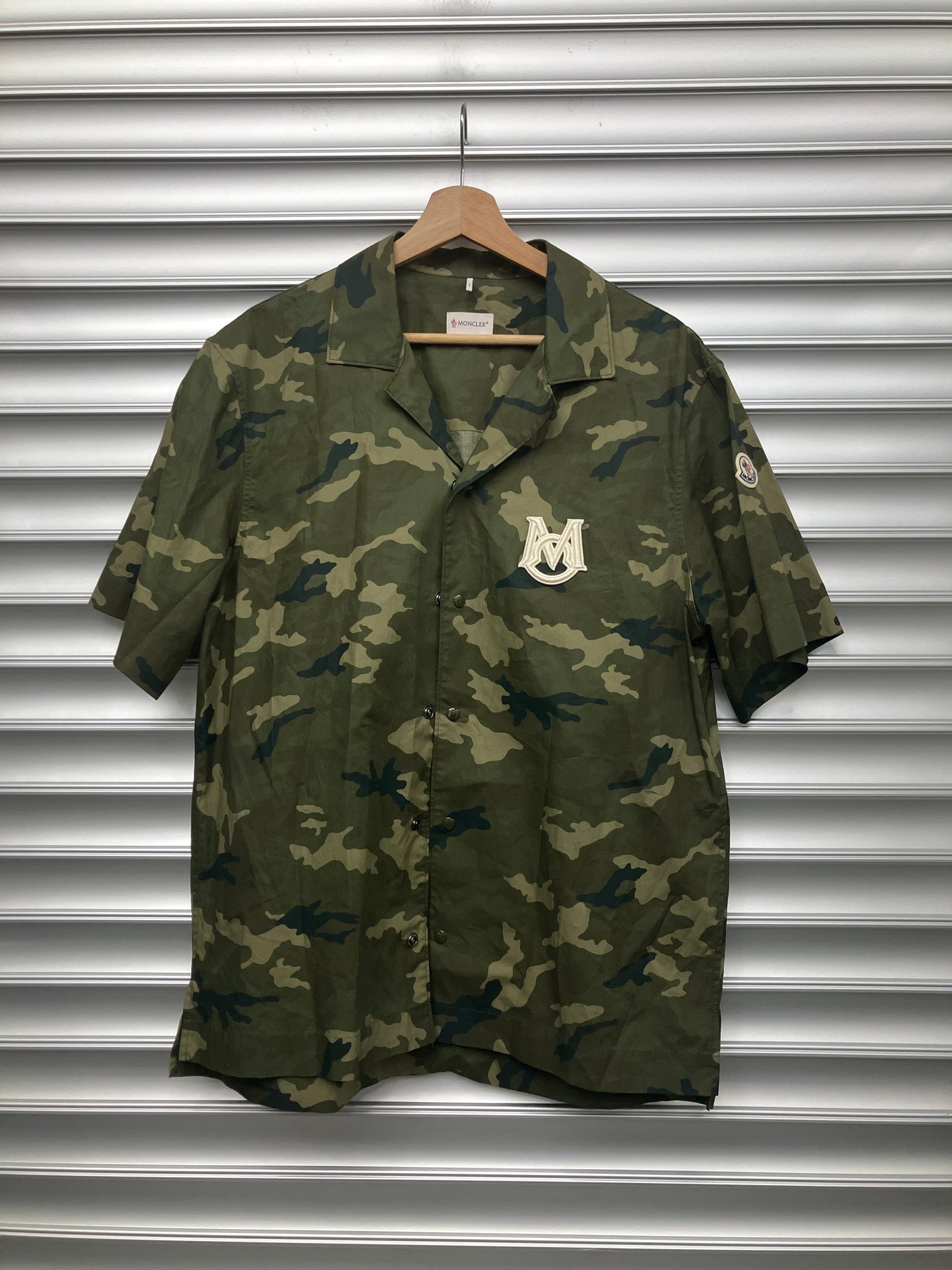 Moncler Camo Button Up - XL