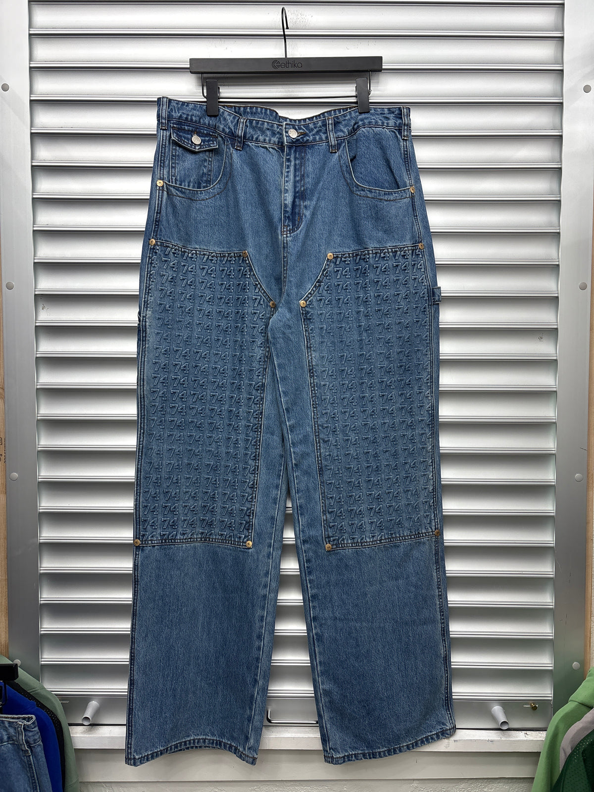 74 Double Knee Denim - 38**