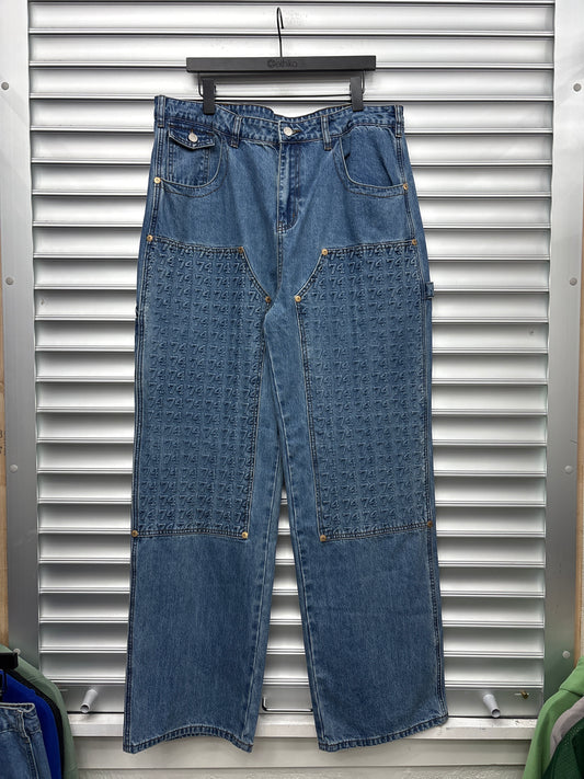 74 Double Knee Denim - 38**