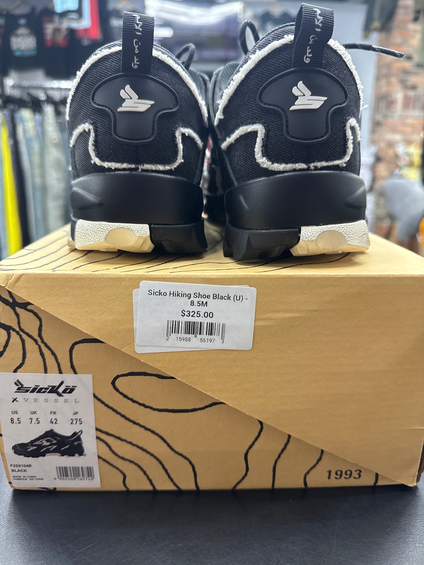 Sicko Hiking Shoe Black (U) - 8.5M