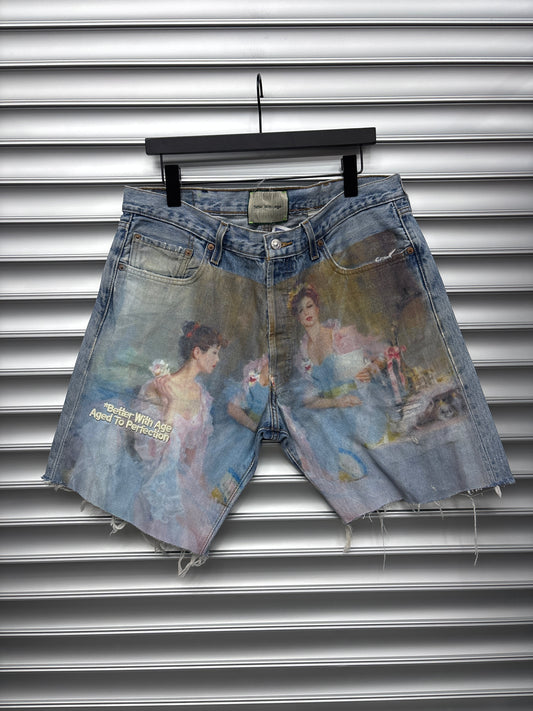 Better With Age Painting Shorts - 32