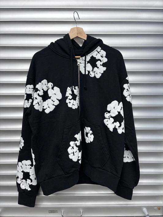 Denim Tears Black Zip Up - 2XL