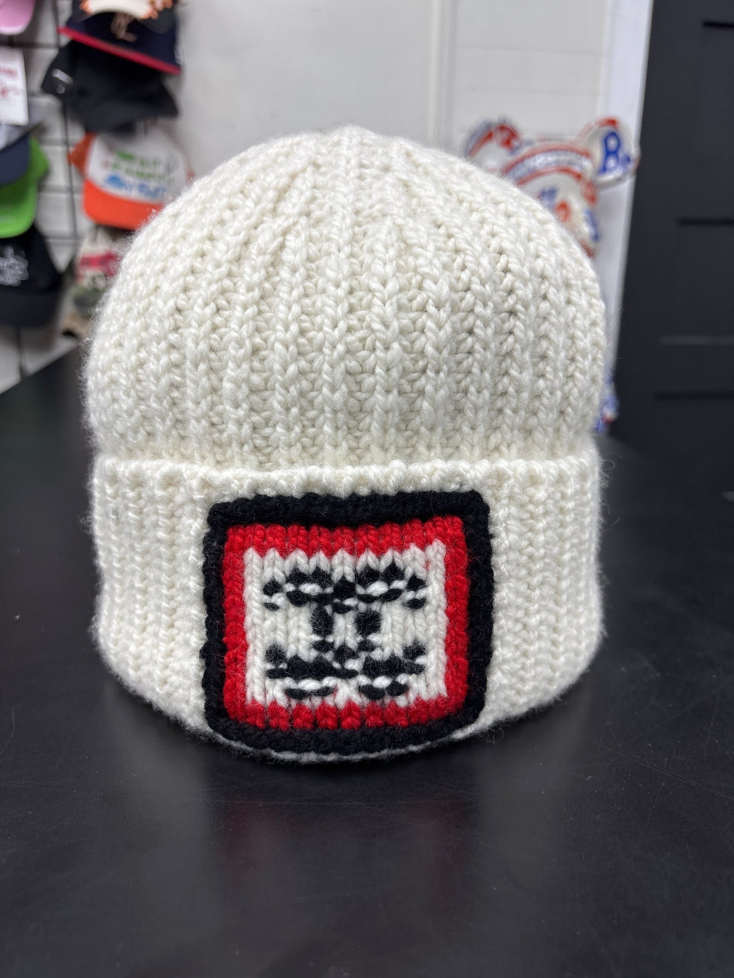 Chanel Cream Box Beanie