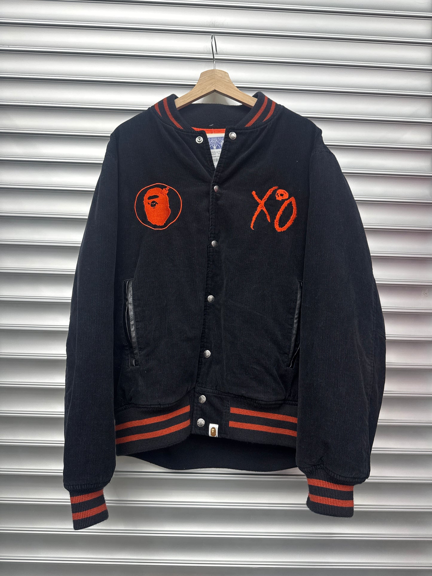 Bape Corduroy Orange Jacket - 2XL