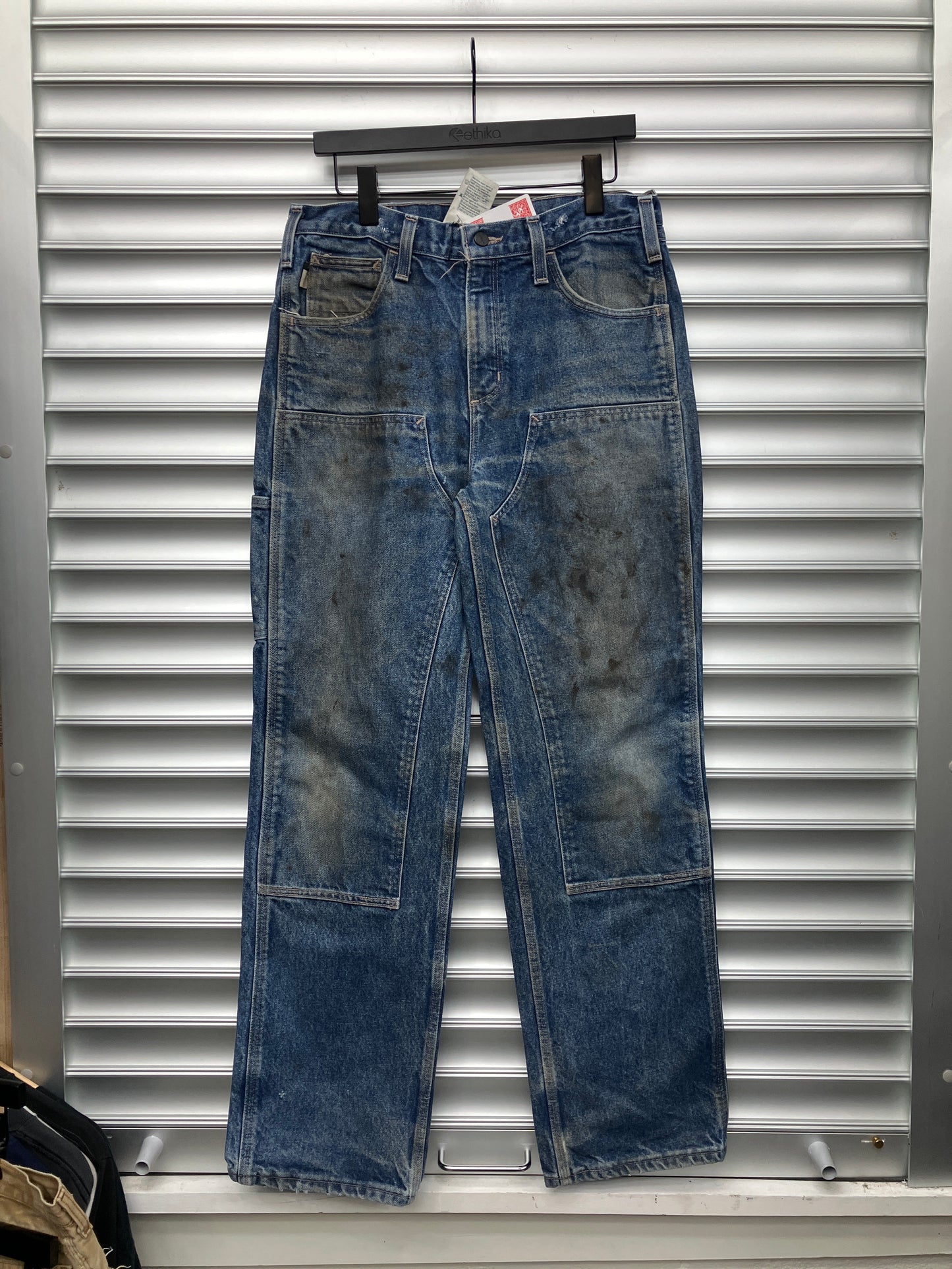Vintage Carhartt Denim Double Knee Dirty - 33