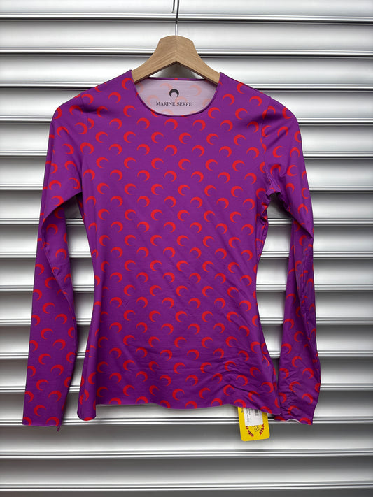Marine Sierre Purple/Red Mesh Top - M