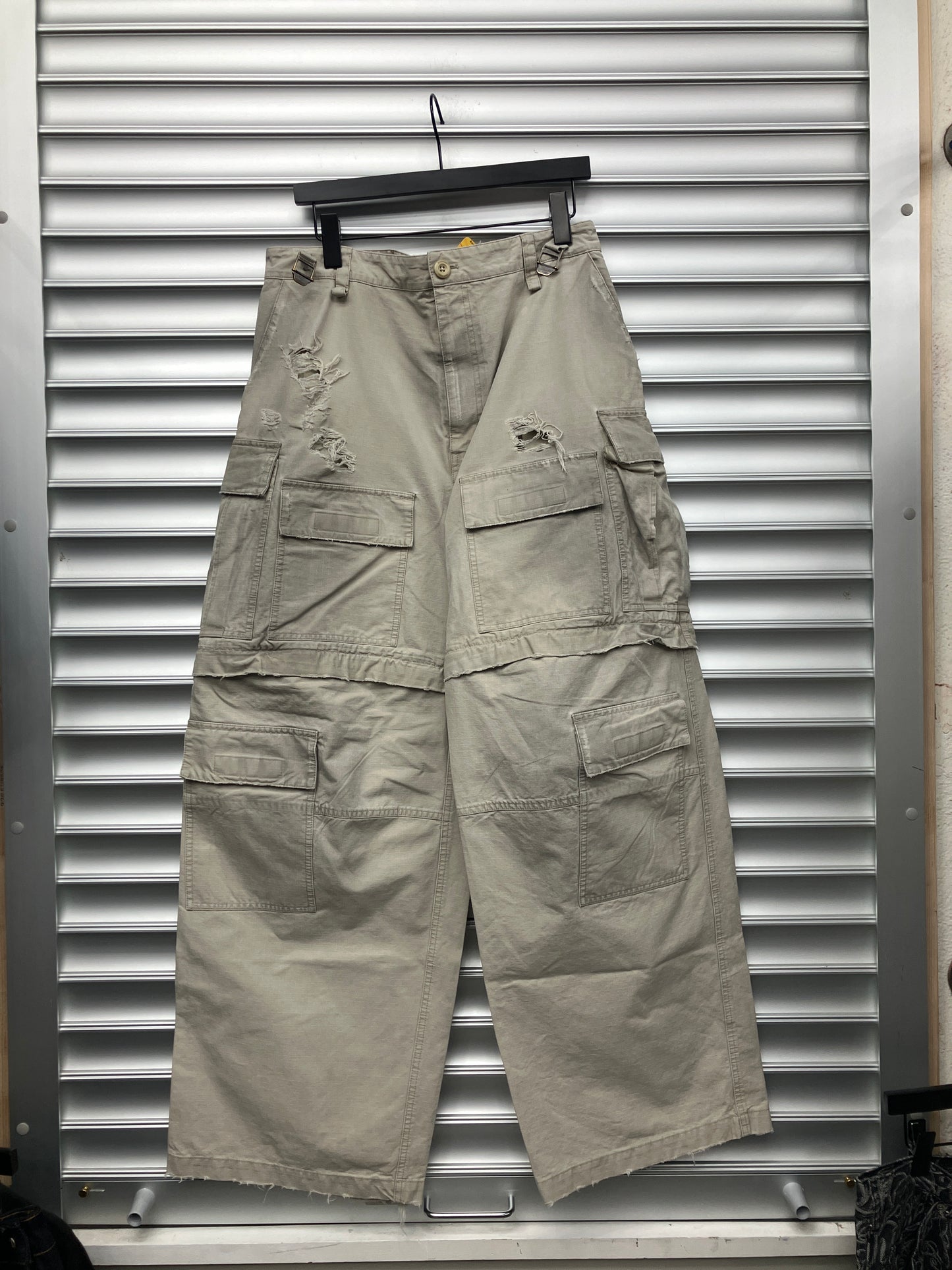 Balenciaga Tan Convertible Cargo Pants - 48