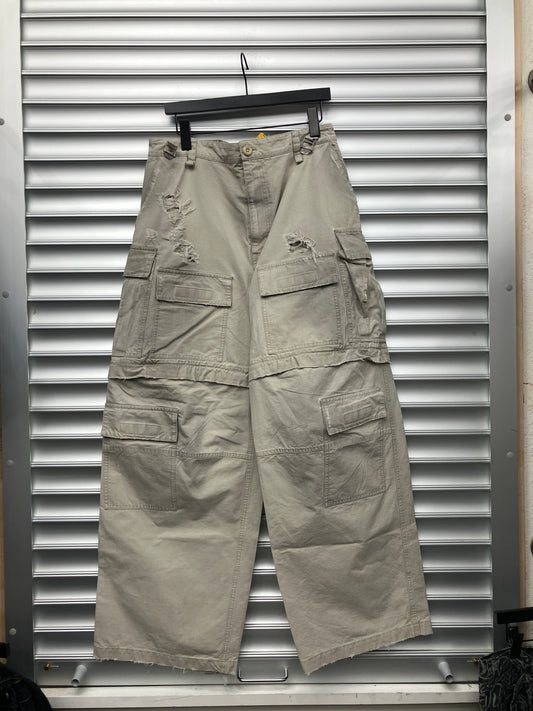 Balenciaga Tan Convertible Cargo Pants - 48