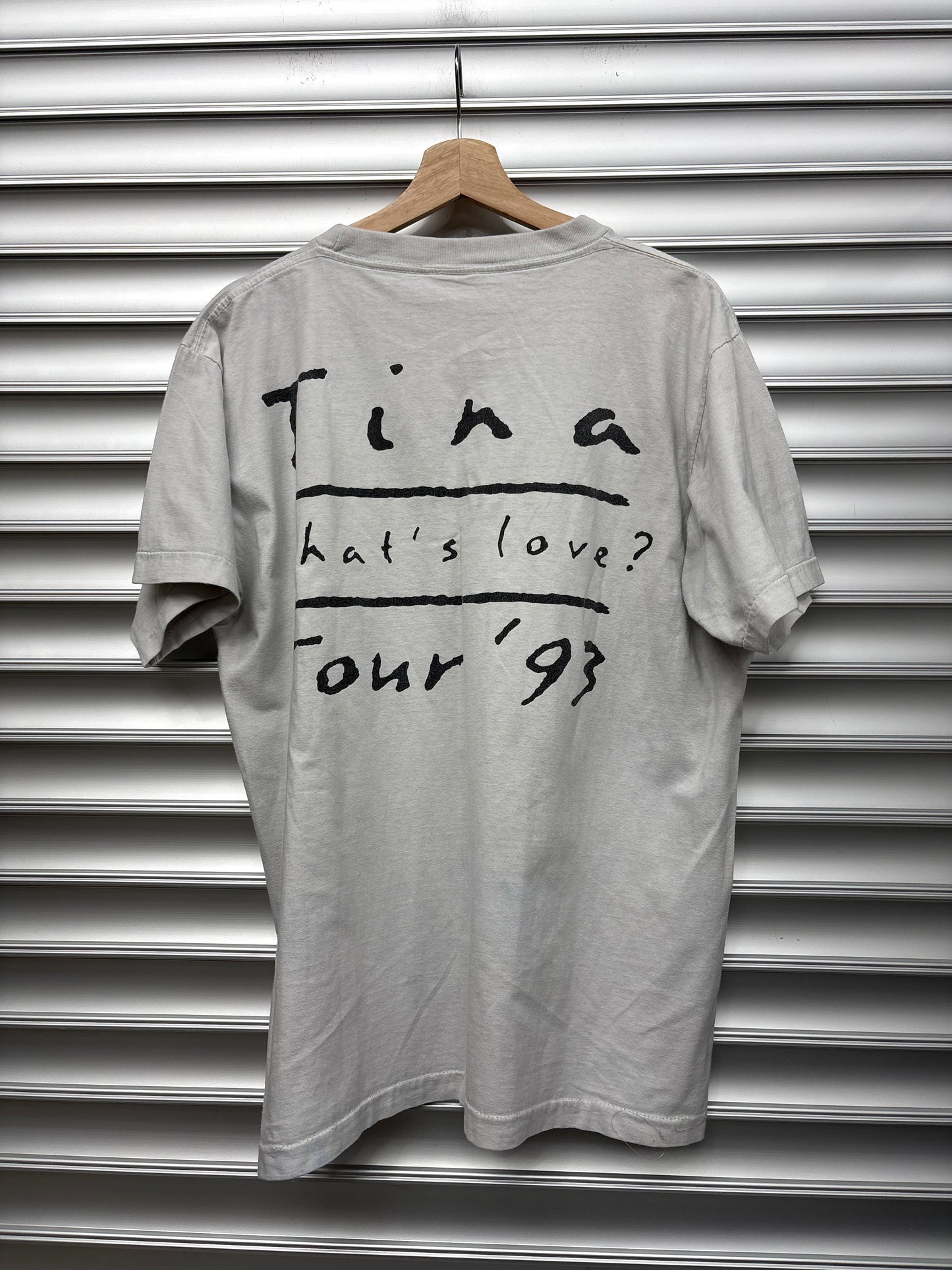 Vintage Tina Turner Whats Love Tour Tee - L