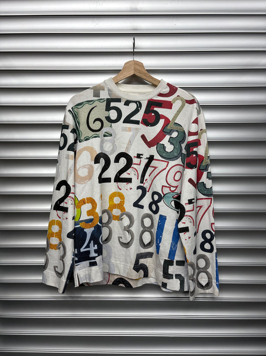 Aris Tatalovich Numbers Longsleeve - M