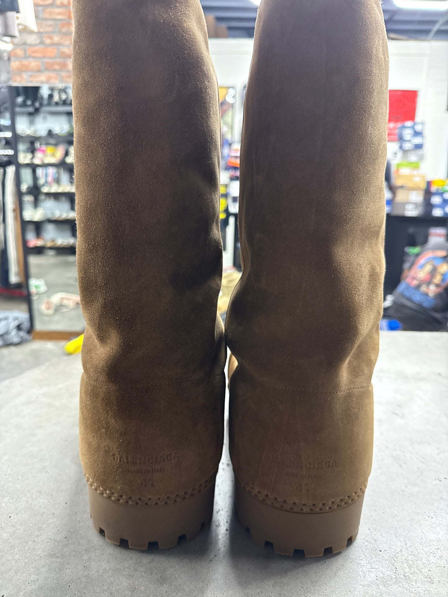 Balenciaga Alaska Boot High Brown (U) - 41(8) (NB)**