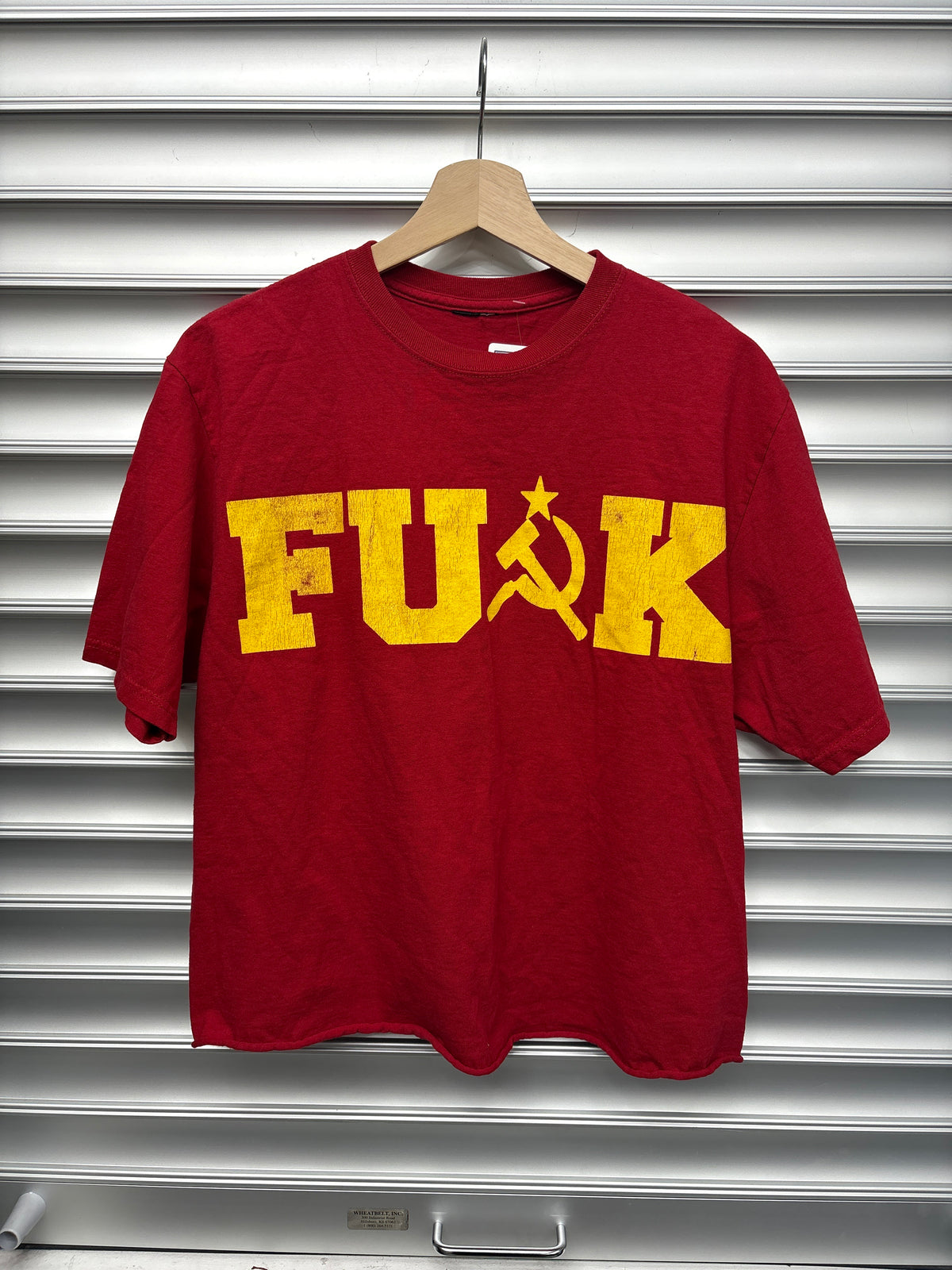 74 is War Cropped Tee - M**