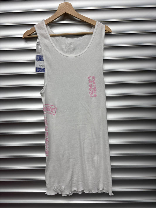 Brand New Chrone Hearts Pink Tanktop - XL