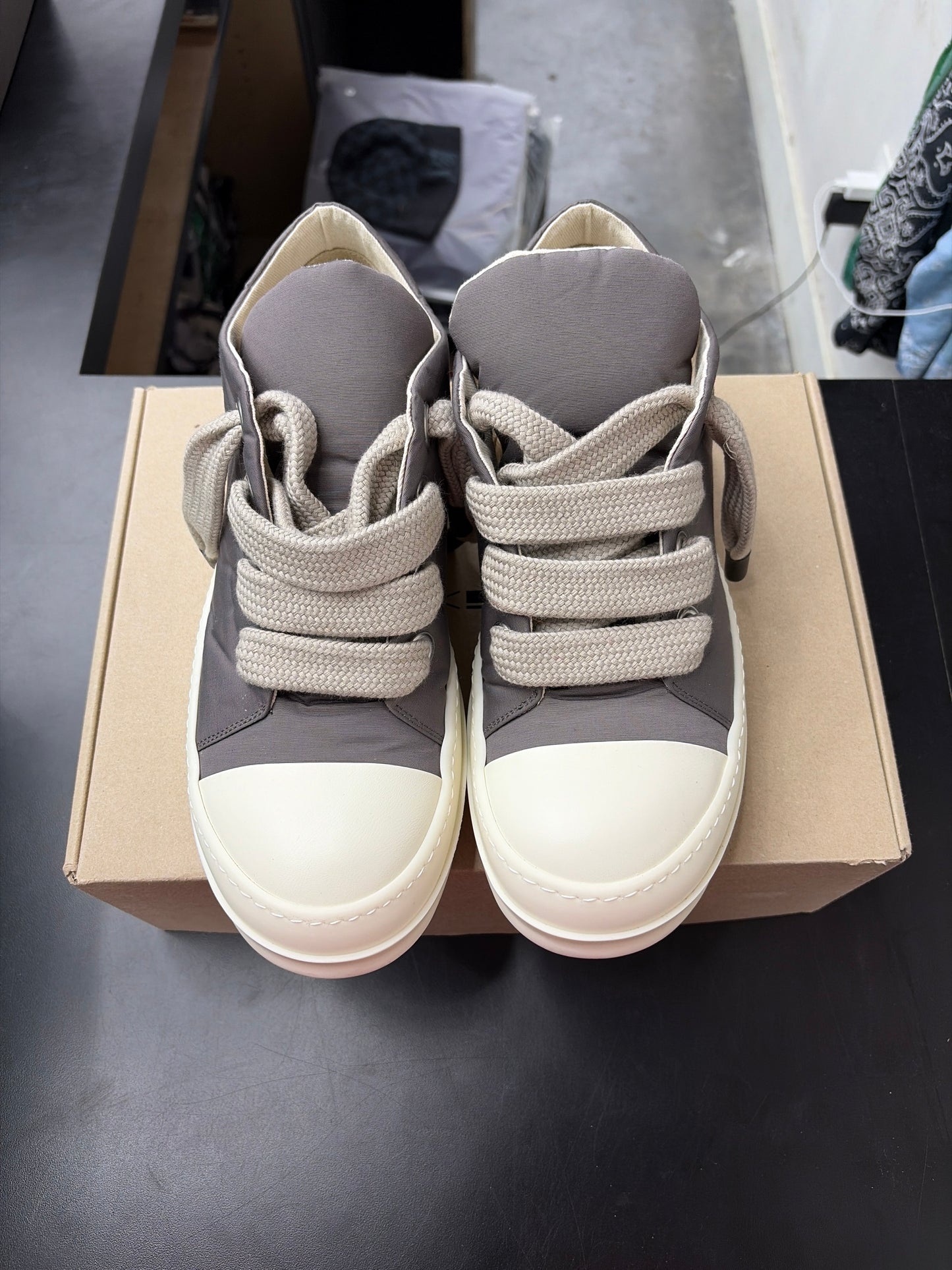 Rick Owen DRKSHDW Puffer Jumbo Lace Dust (U) - 45(12)