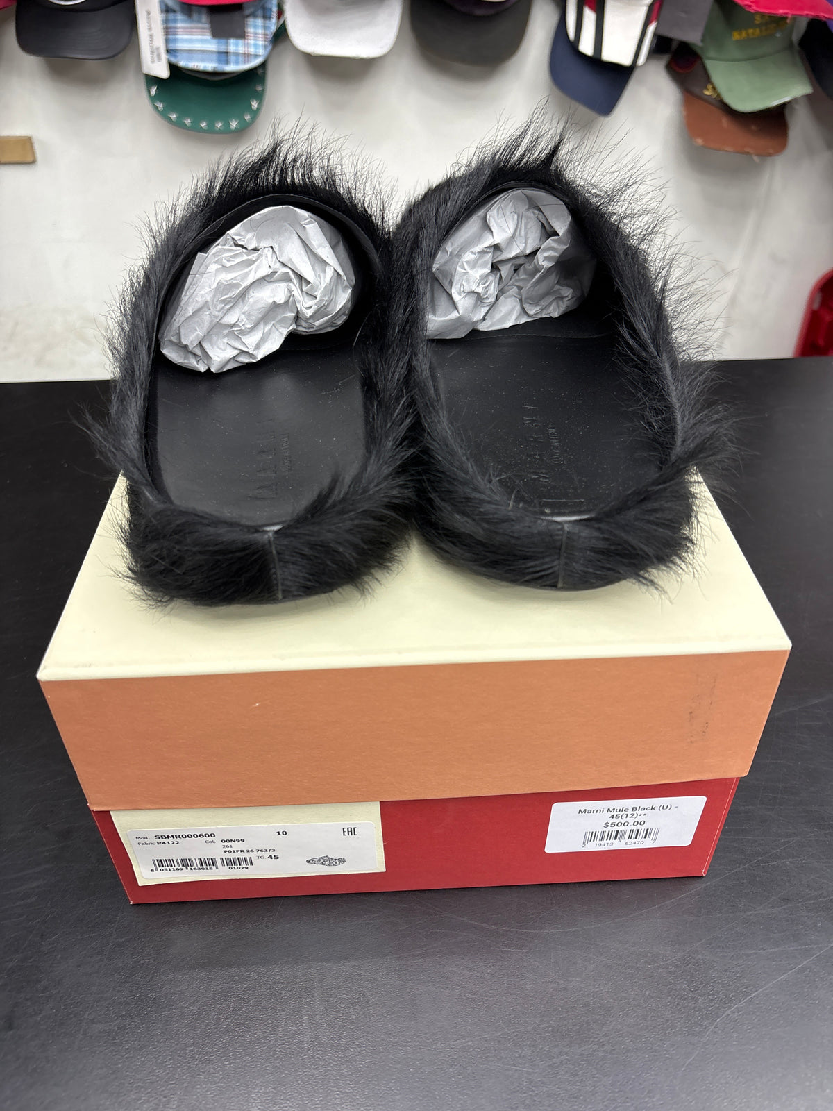 Marni Mule Black (U) - 45(12)**
