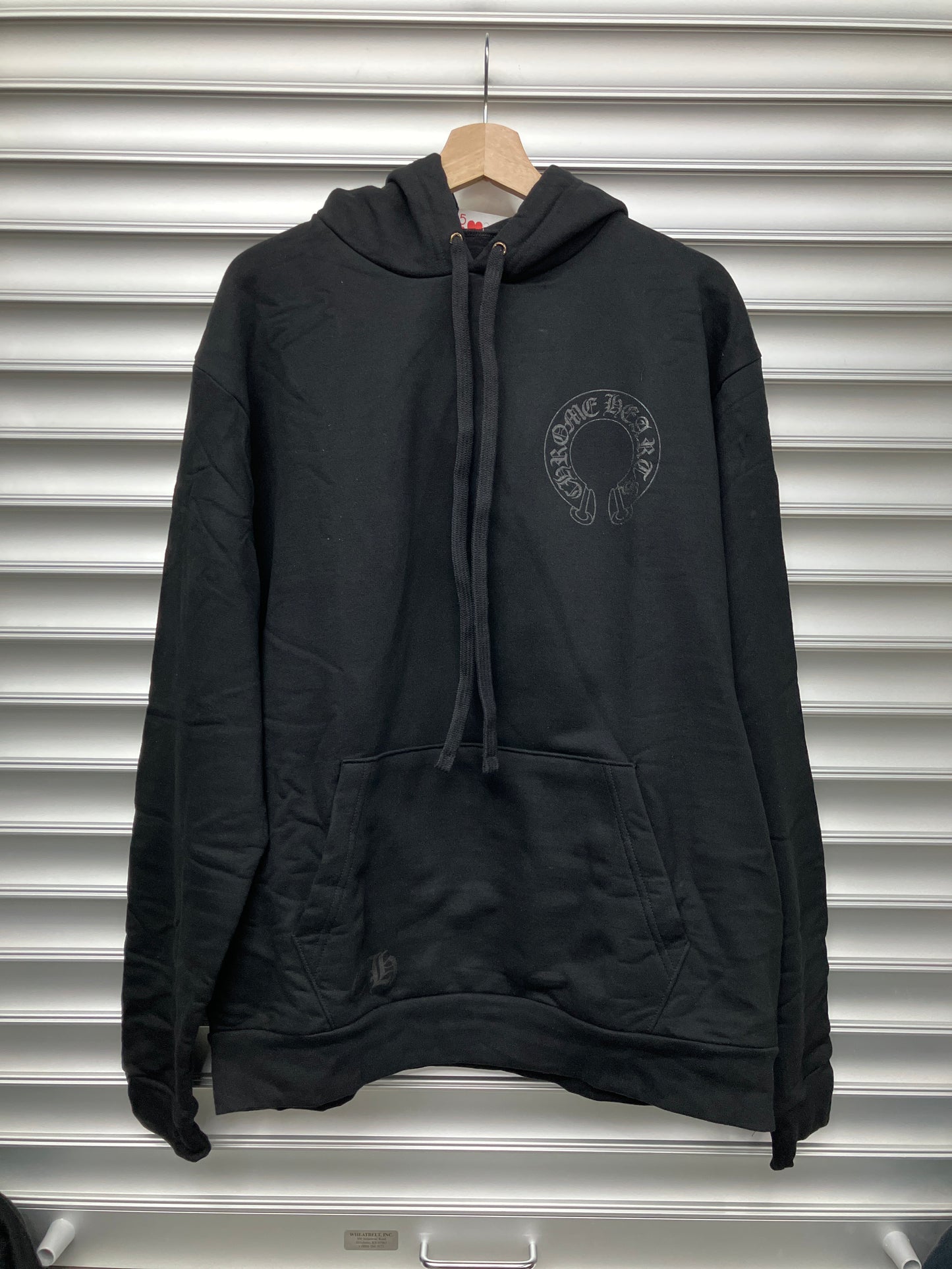 Chrome Hearts Black Horseshoe Hoodie - M