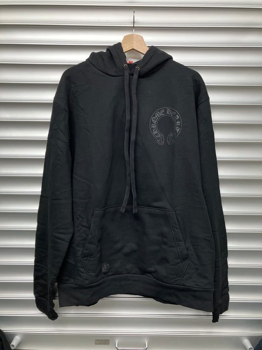 Chrome Hearts Black Horseshoe Hoodie - M