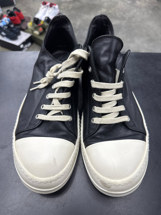 Rick Owen Ramone Black Leather (U) - 42(9) (NB)**