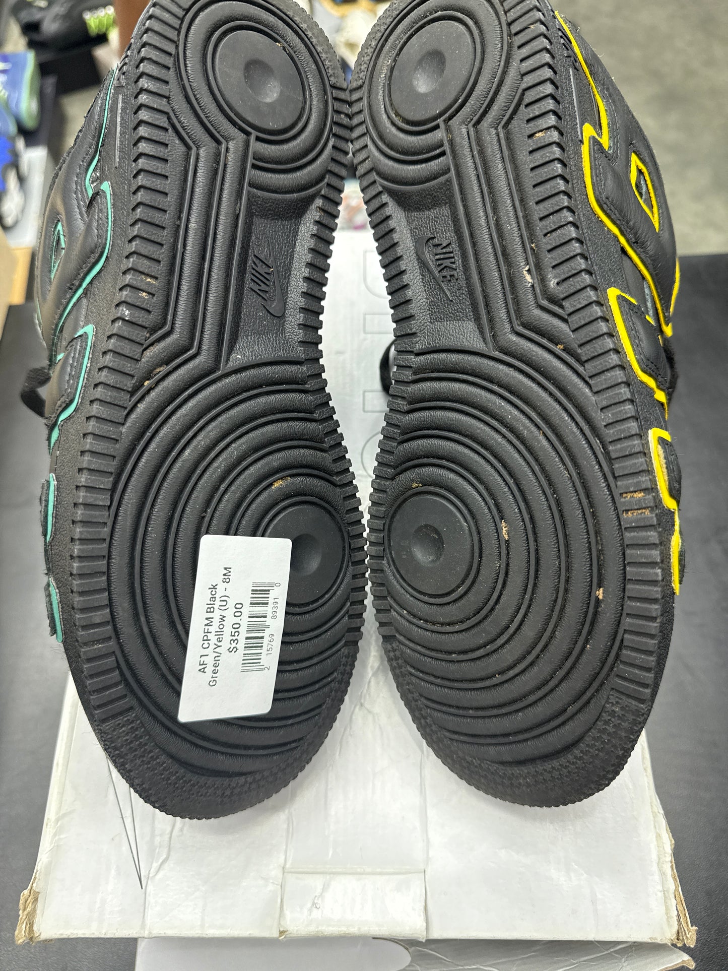 AF1 CPFM Black Green/Yellow (U) - 8M