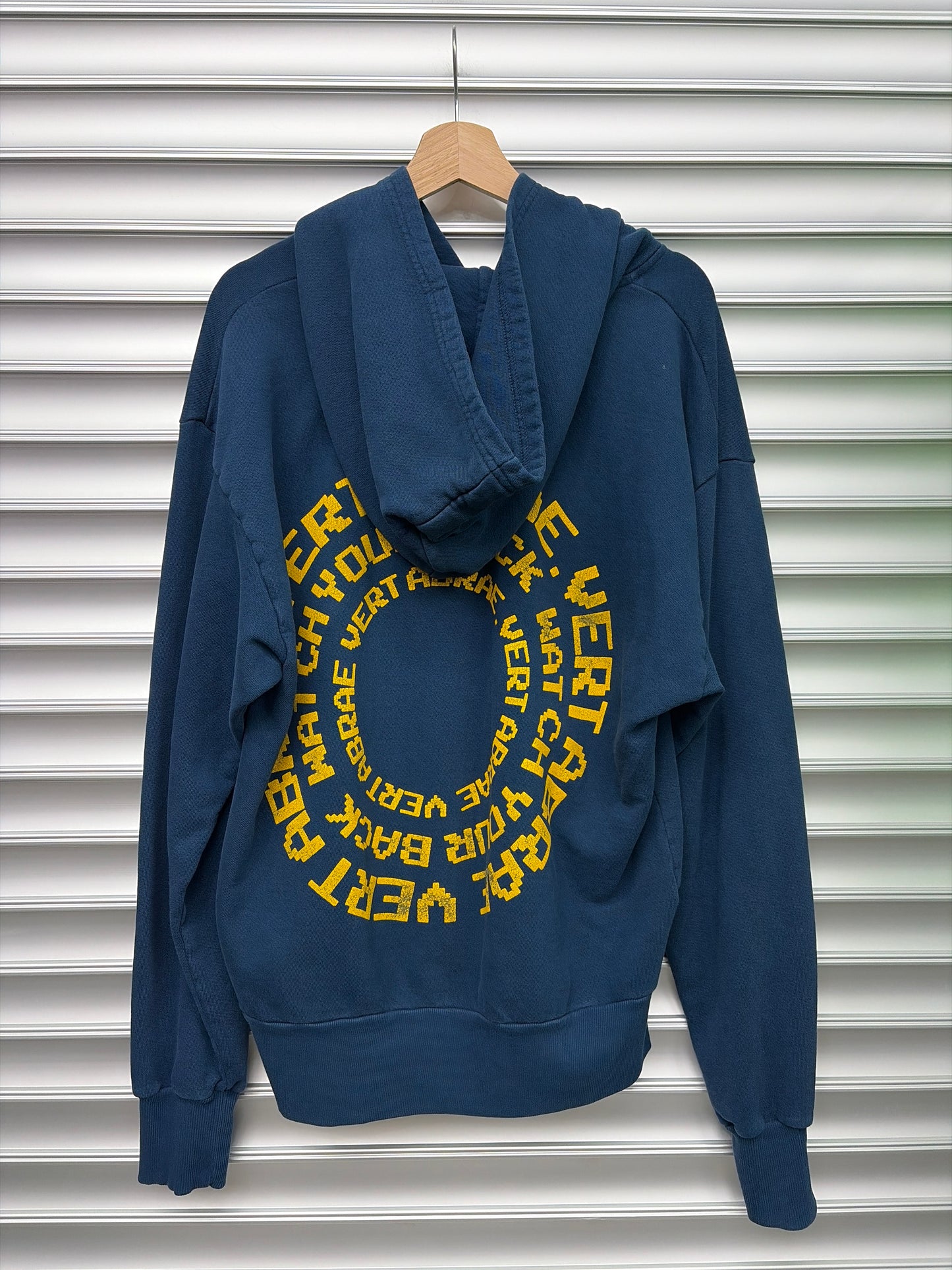 Vertabrae Navy Big Kangroo Hoodie - L