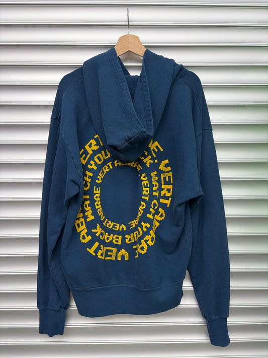 Vertabrae Navy Big Kangroo Hoodie - L