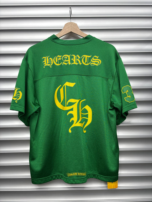 Green Chrome Hearts Short Sleeve Jersey - M