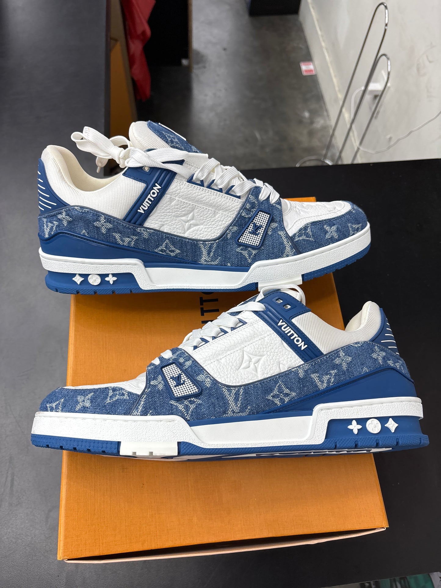 Louis Vuitton Trainer Denim Monogram (U) - 13M