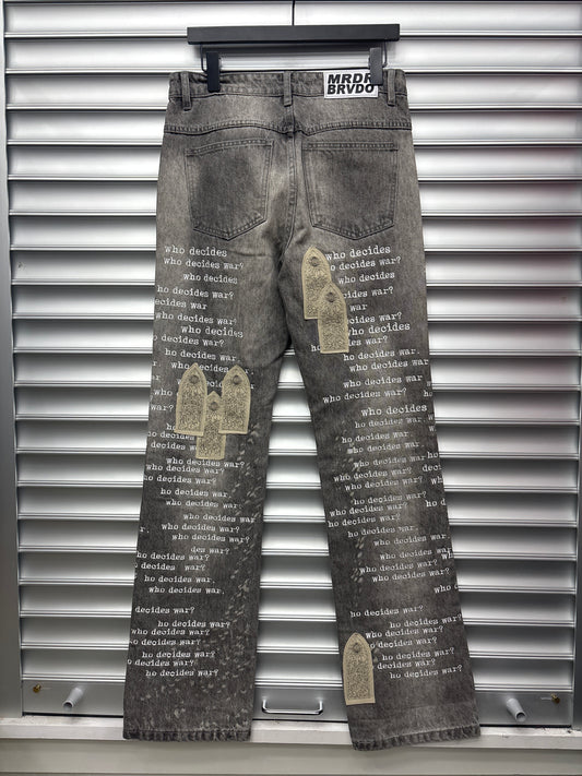 Who Decides War Grey Denim - 28