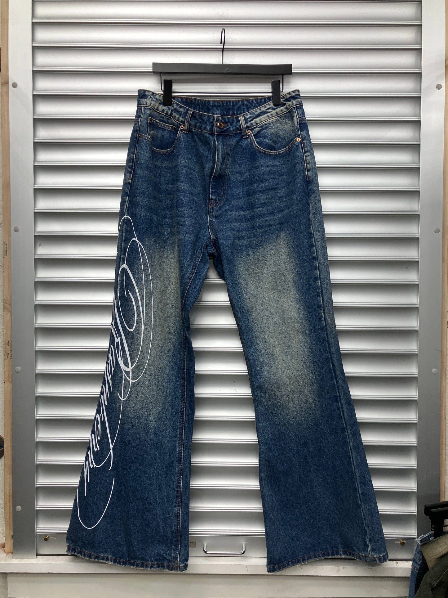 Raspberry Script Denim - XL