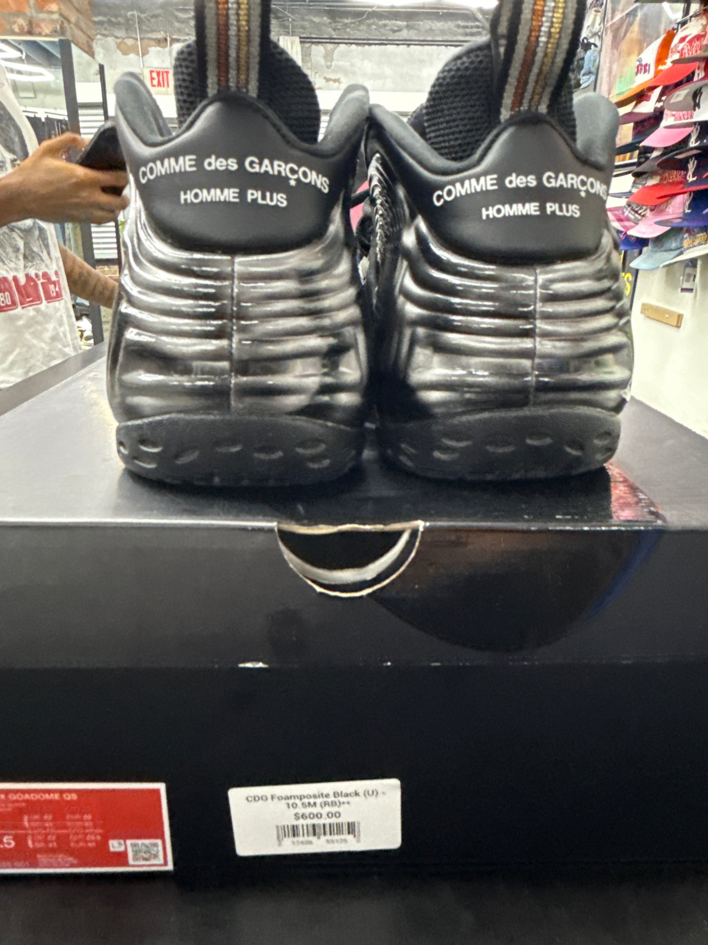 CDG Foamposite Black (U) - 10.5M (RB)**