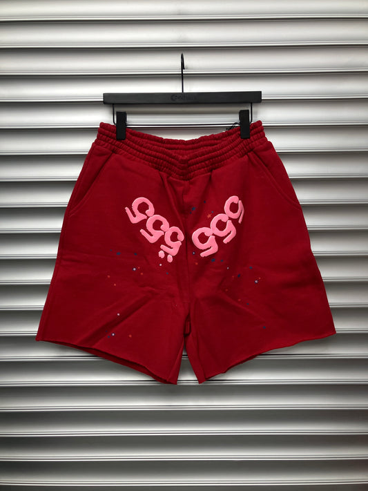 Spider Red 555 Shorts - L