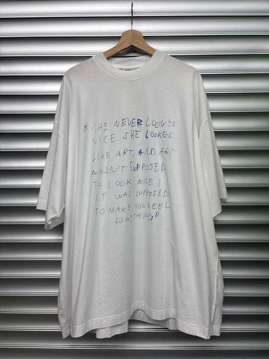 Vetements Art Poem Tee - L