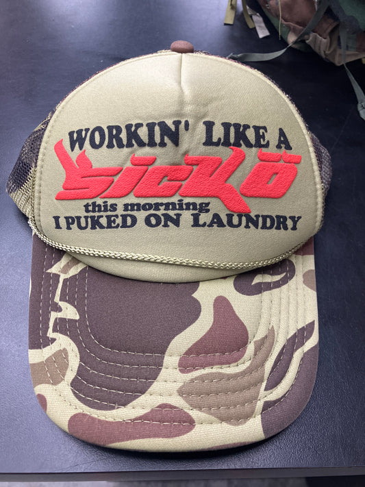 Sicko Camo Trucker