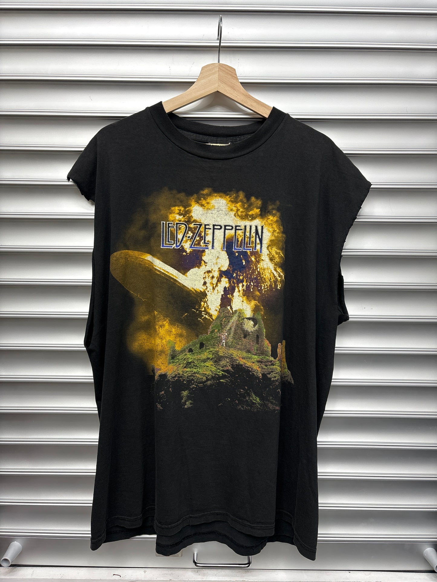 Vintage Led Zepplin Cut Off Tee - XL