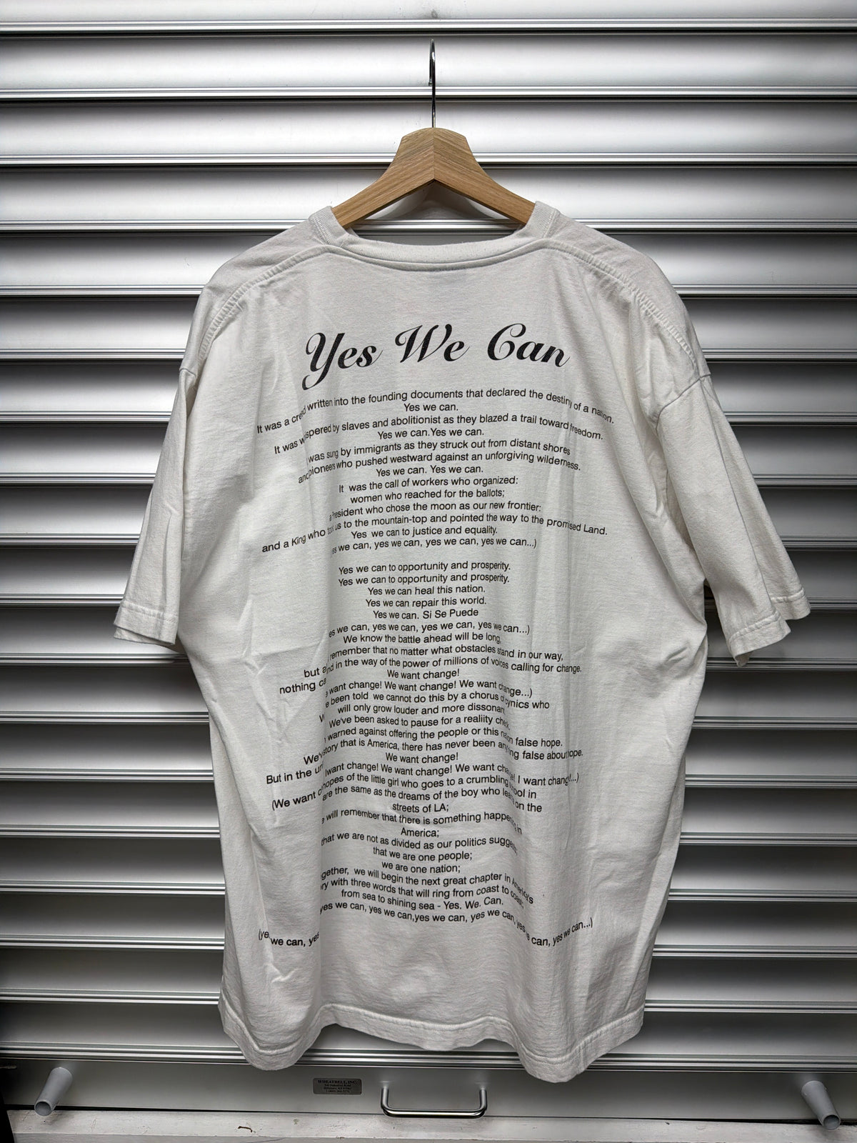 Vintage Obama YES Tee - XL**