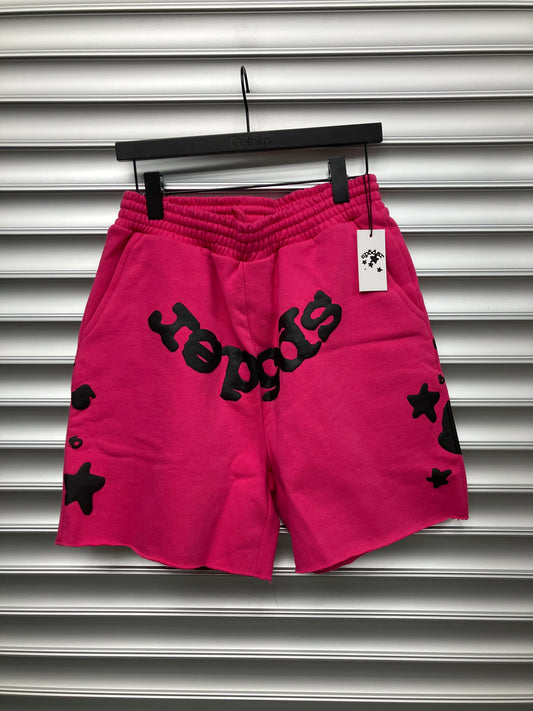 Spider Pink Sweatshorts- S
