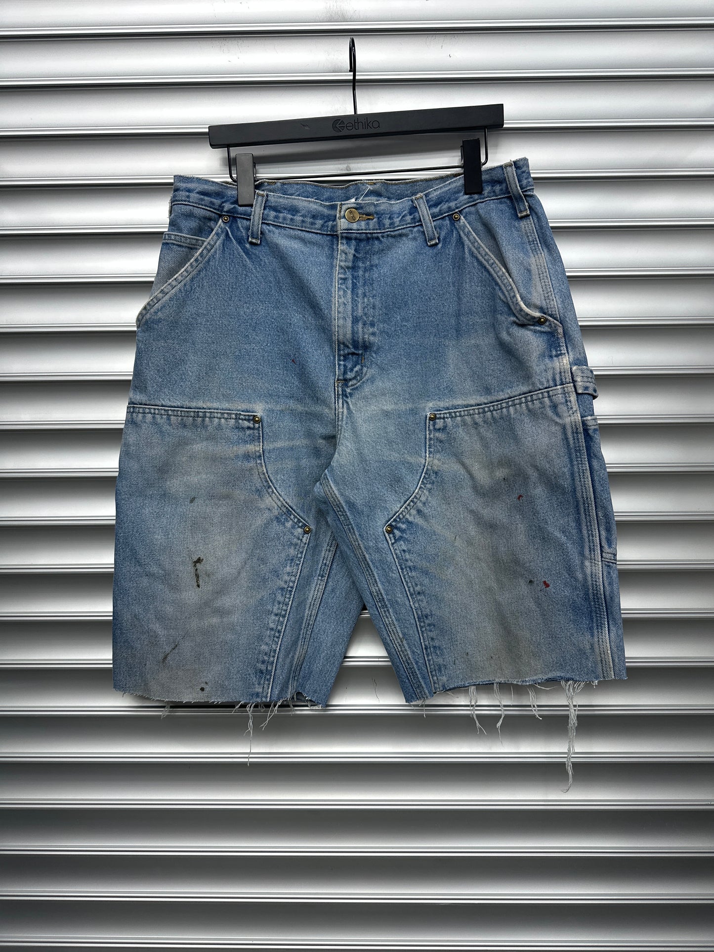 Vintage Carhartt Double Knee Denim Shorts - 36