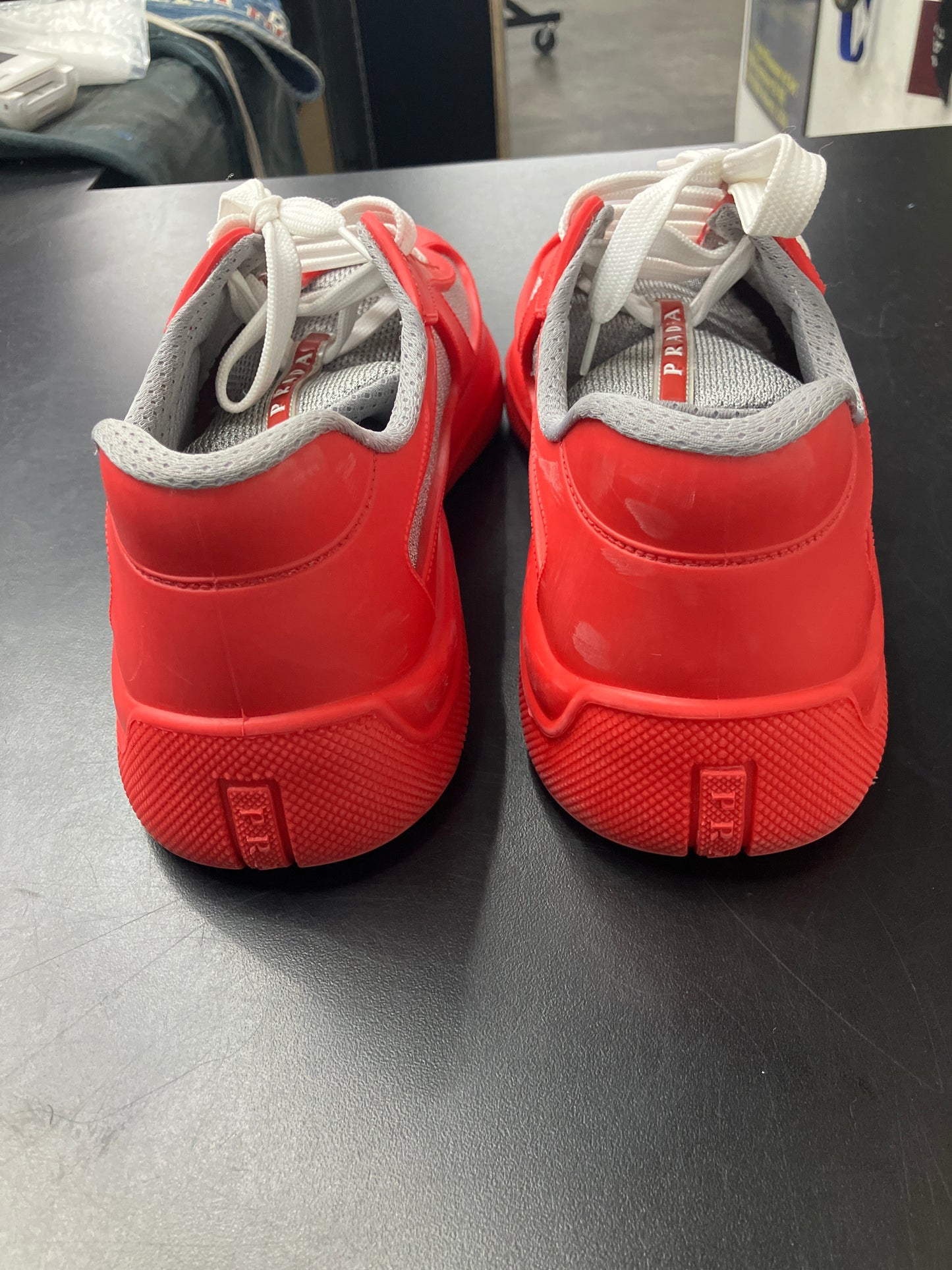 Prada American Cup Red Rubber (U) - 42(9) (NB)