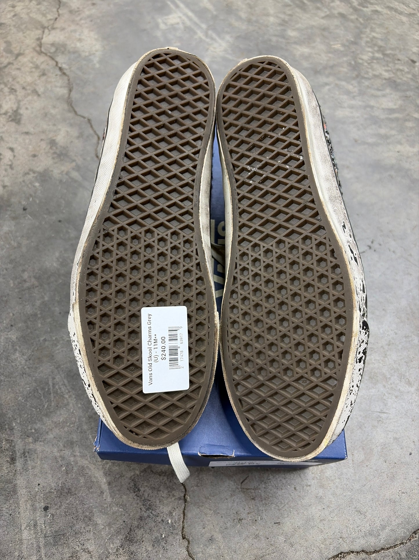 Vans Old Skool Charms Grey (U) - 11M**