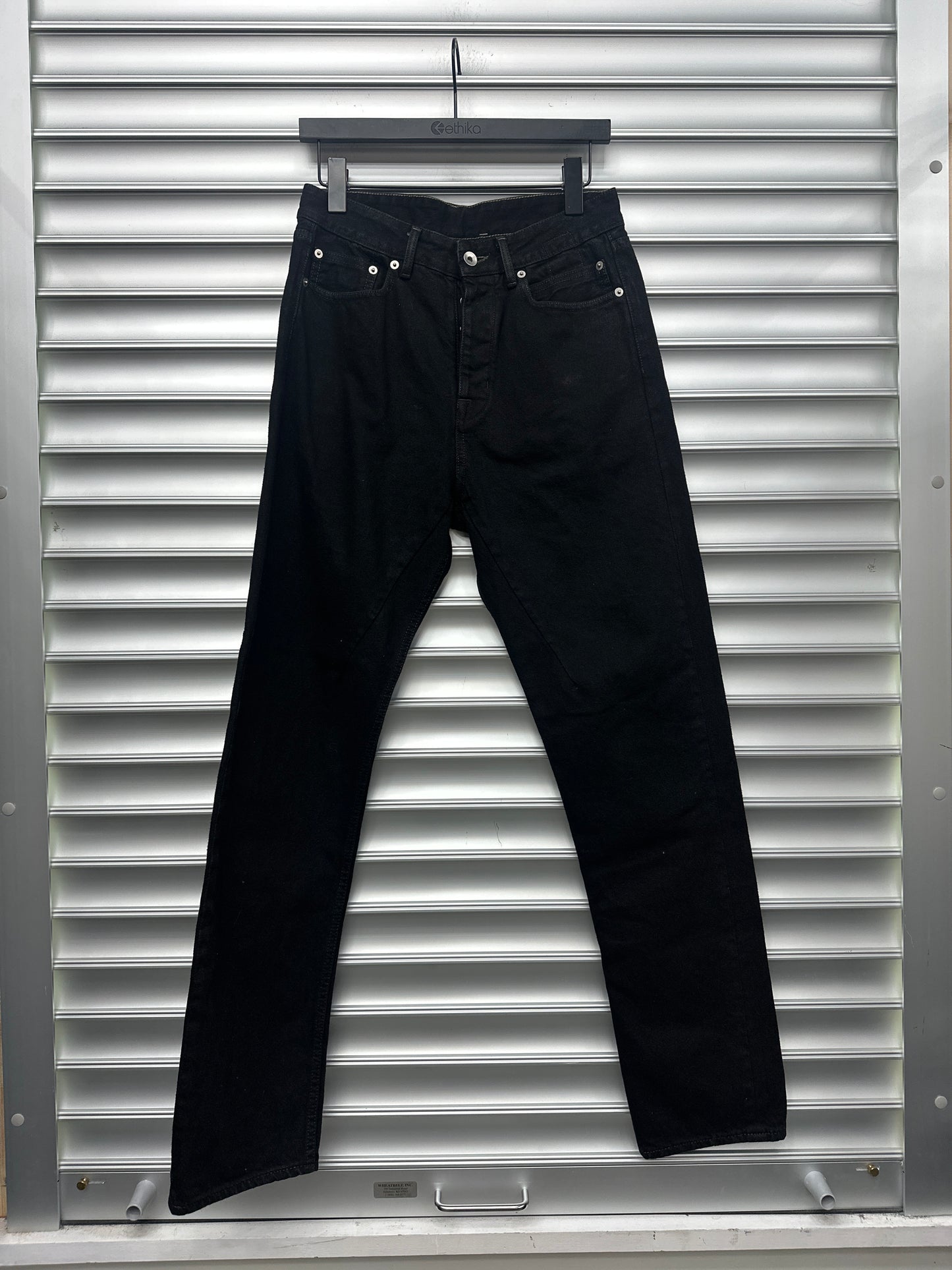 Rick Owens Black Detroit Denim - 29