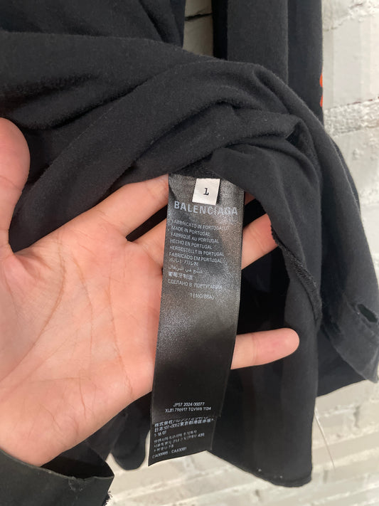 Balenciaga Unity Flame Logo Long Sleeve - 1