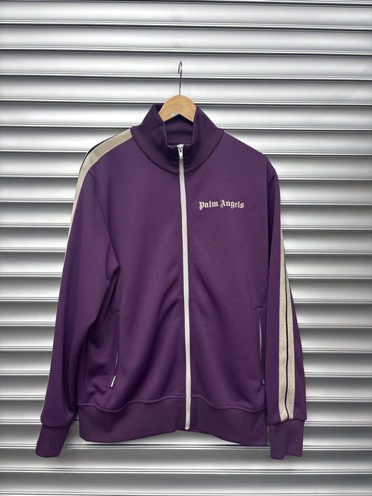 Palm Angel Purple Track Zip Up - XL
