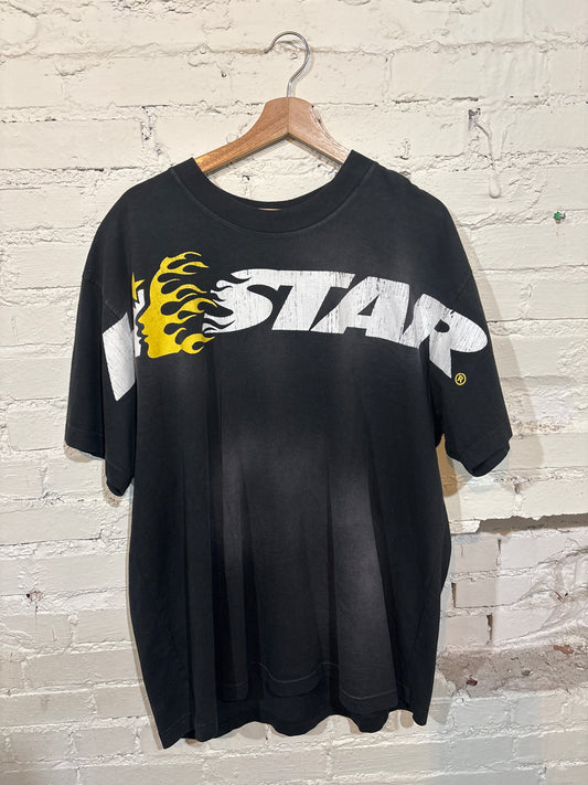 Hellstar Yellow Logo Tee - L
