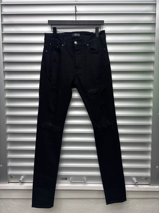 Amiri Black MX-1 Denim - 33
